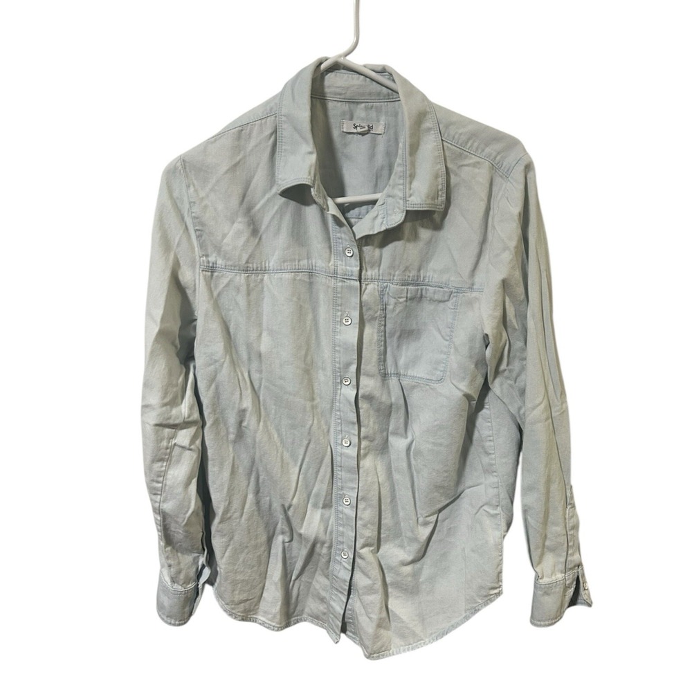 Splendid Collection Chambray Button Down Shirt - image 1